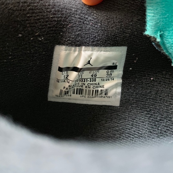 Air Jordan 4 Retro 30th Teal/Black Sneakers 12US - Picture 5 of 9